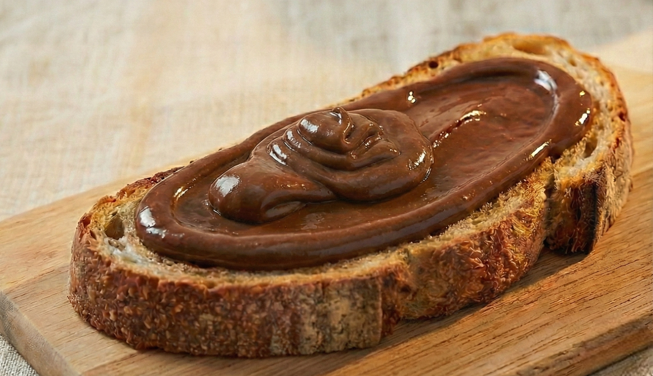 A person enjoying a vibrant drink